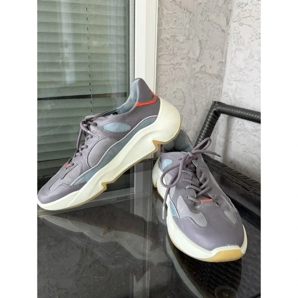 ECCO Chunky Sneakers‎ Womens 9 US 40 EU Multicolor Grey Casual Shoes Athletic - Picture 5 of 10